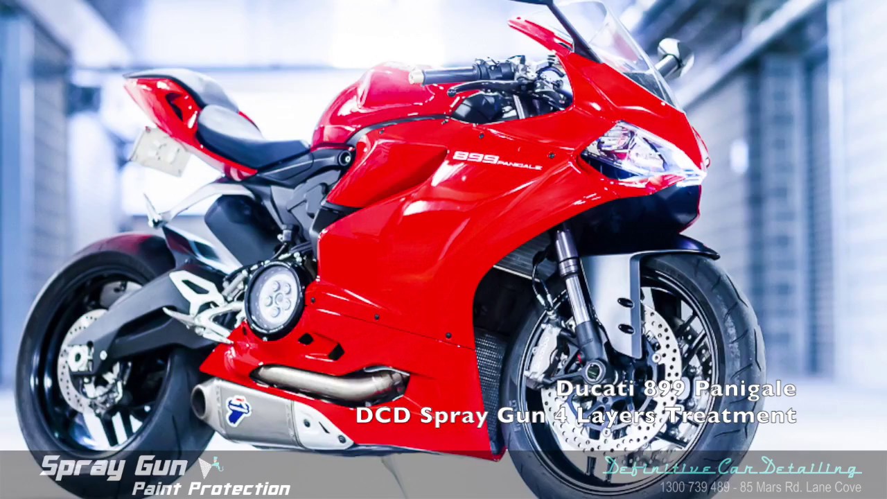 Ducati 899 Panigale Anniversary Red Definitive Sydney DCD Spray Gun 4