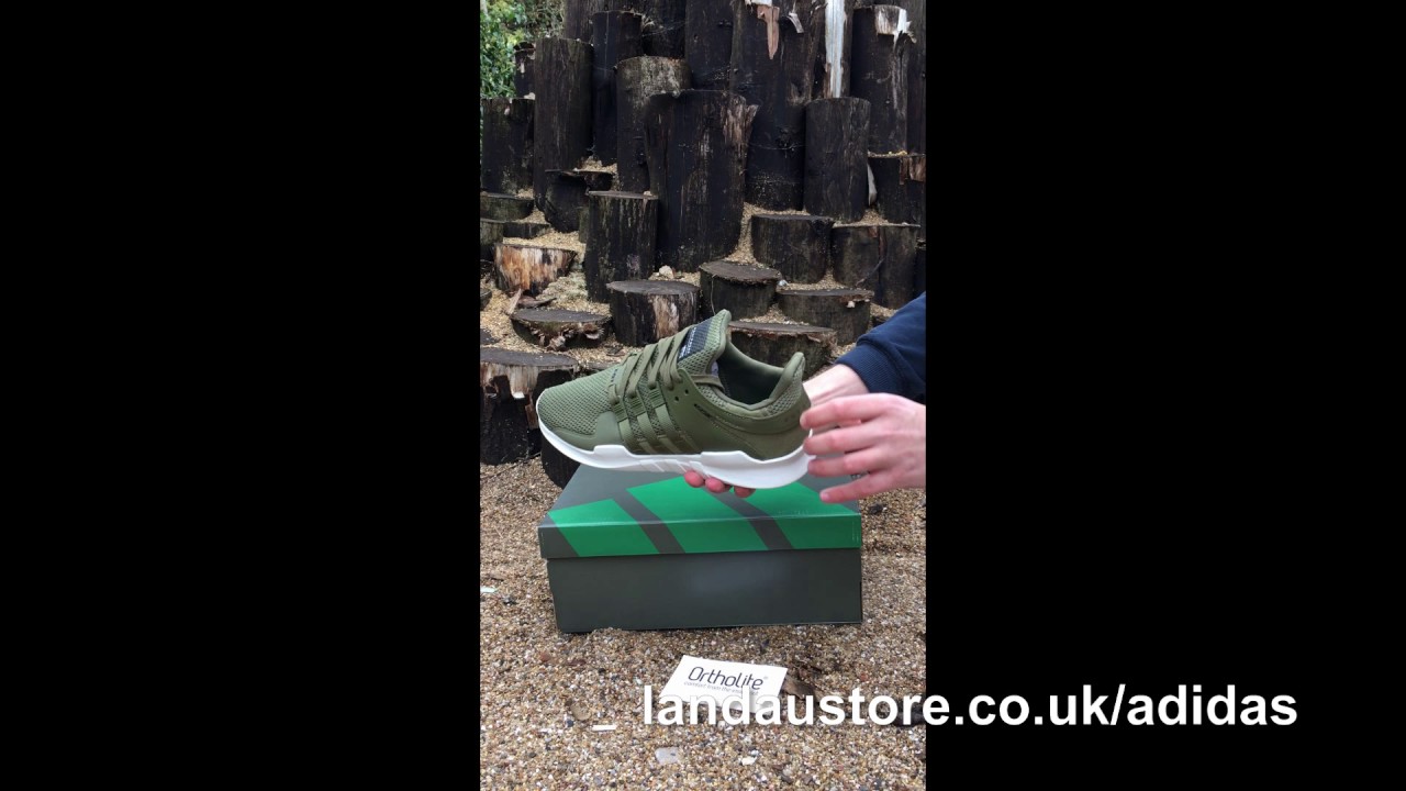 Unboxing Adidas Trainers Mens Equipment Support Adv Olive Cargo White!