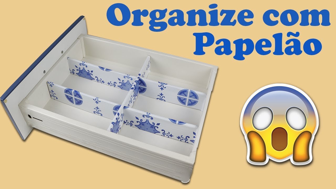 Organize usando Papelão. De forma simples e linda - YouTube