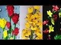How to make flowers with organdy//Best 3 ideas