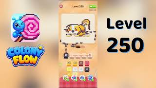 Colony Flow Level 250 Walkthrough | Full Gameplay | Solutionguruji