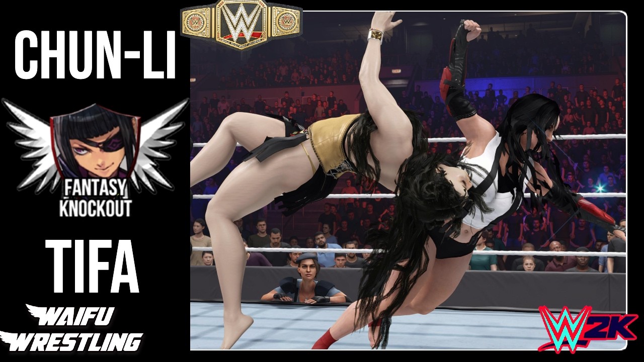 WWE2K24: Chun-li Vs Tifa Lockhart - Battle Of The Badass Beauties [Championship Fantasy Knockout]