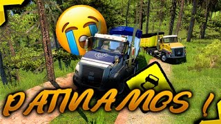 PATINANDO EN LA LOMA LAS PEORES TROCHAS?American Truck Simulator MAPA LA MONTAÑA 1.48