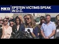Epstein victims speak in D.C.