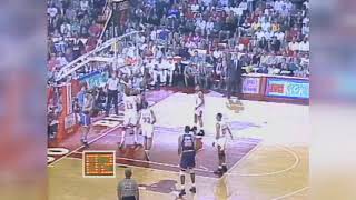 Scottie Pippen Dunk on Patrick Ewing