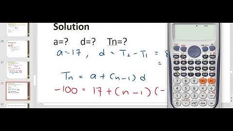 MAT112 (Chapter 1.2) Arithmetic Sequence