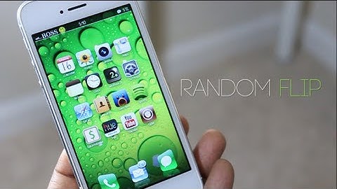 Random Flip Best iOS 6 Jailbreak Tweaks iPhone, iPod, iPad