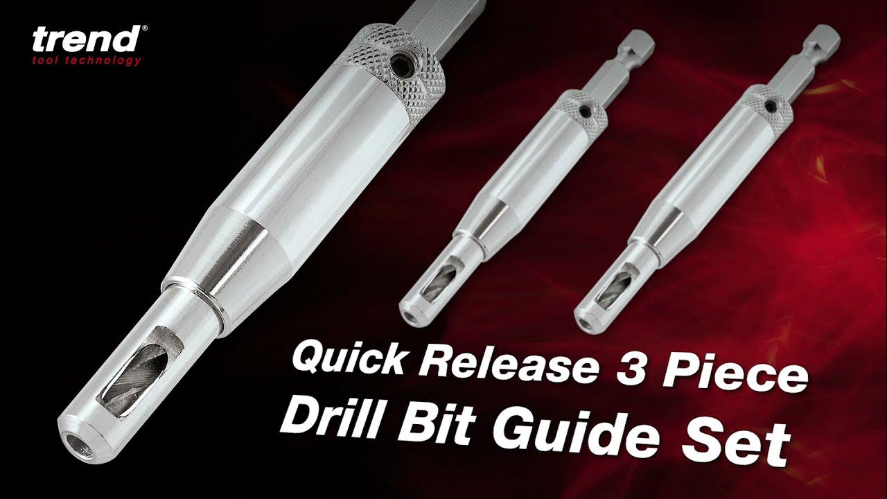 Trend Quick Release 3 Piece Drill Bit Guide Set YouTube