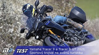 Yamaha Tracer 9 a Tracer 9 GT 2021 športový trojval na svižnú turistiku - motoride.sk