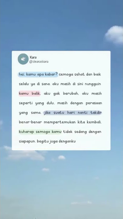 hei,kamu apa kabar disana ? baik baik saja kan 😊 #shorts  #fyp  #story