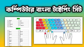 কম্পিউটার বাংলা টাইপিং শিট | How to type Bangla in Computer | Write Bangla in Computer