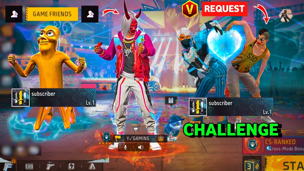 i Send You Request लेकिन... kaise 😱 New Craftland Impossible Map 👿 Garena Free Fire 🔥