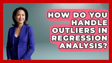How Do You Handle Outliers In Regression Analysis? - Learn About Economics