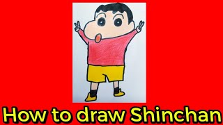 How to draw ShinChan Nohara.Step by step drawing Yo