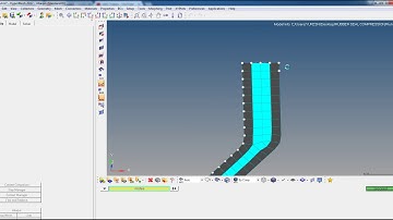 ABAQUS RUBBER SEAL COMPRESSION HYPER ELASTIC SIMULATION ABAQUS SOLVER BY USING HYPERMESH PART 2