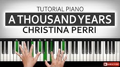 Belajar Piano THOUSAND YEARS - Christina Perri | Part 1 | Belajar Piano Keyboard  - Durasi: 3:40. 