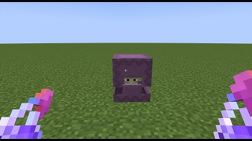 Minecraft: What if you make shulker invisible?