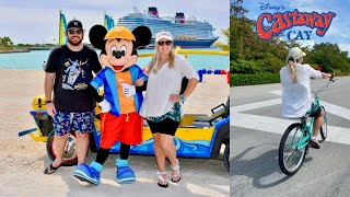 Disney Wish Cruise 2024  CASTAWAY CAY! Island Bike Ride, BBQ, NEW Character Outfits, Beach & MORE!