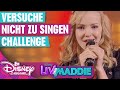 LIV & MADDIE - Challenge: Versuche nicht zu singen! 🎵 | Disney Channel App 📱