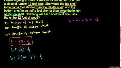 Example 4: Solving a word problem with substitution