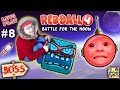 Chase & Dad play REDBALL 4! Battle for the Moon BOSS BATTLE!  Levels 56 - 60 (Part 8 Gameplay)