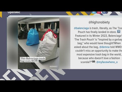 Trash Pouch: Balenciaga's $1,790 rubbish bag goes on sale