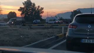 A crash on the way to Marmaris. Авария по дороге в Мармарис. Marmaris'e giderken bir kaza. #marmaris