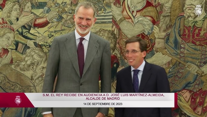 Su Majestad el Rey recibe en audiencia al alcalde de Madrid, José Luis  Martínez-Almeida Navasqüés