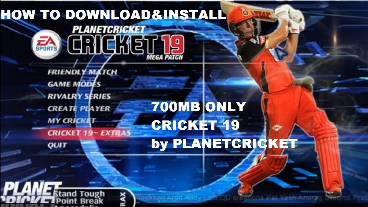 How To DownloadInstall EA Cricket 19  Planet Cricket 2019
