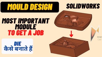 MOULD DESIGN Tutorial in SOLIDWORKS - Most Important Module to GET A JOB in the INDUSTRY | RVM CAD