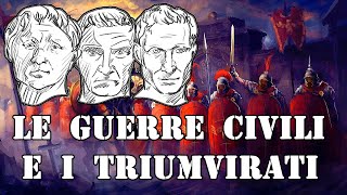 ⚔ Le GUERRE CIVILI e i TRIUMVIRATI - Storia dell'Antica Roma da Mario a Giulio Cesare e Ottaviano 🦅📖