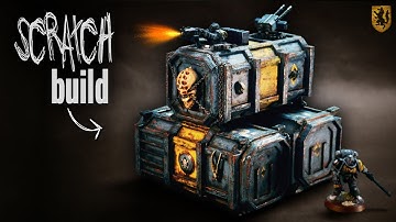 I built Warhammer 40k Shipping Containers for pennies