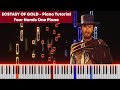 ECSTASY OF GOLD - Ennio Morricone (The Good, The Bad, The Ugly) || Piano Tutorial for Four Hands