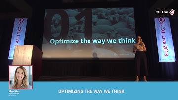 Customer experience optimization: Optimizing the way we think - Moe Kiss at CXL Live