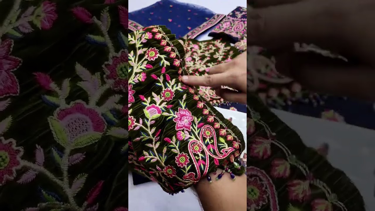 ASIM JOFA NEW BLUE RAW SILK PARTY WEAR
