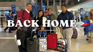 FLYING BACK HOME TO THE PHILIPPINES  (AFTER 11 YEARS)