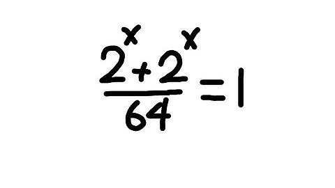 Exponential Equation Easy solution 