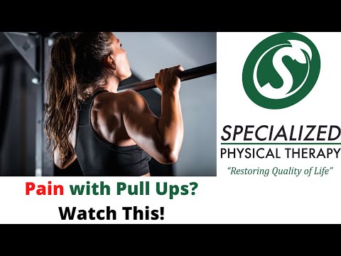 Pull Up Exercises - Shoulder Pain - Specialized Physical Therapy