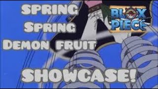Blox Fruits - Spring Fruit Showcase
