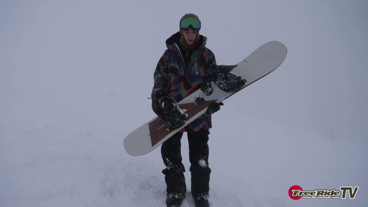 burton 2024 flight attendant snowboard Directional shaping navigates easily through variable conditions Test snowboard Burton Fly Attendant