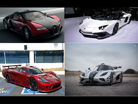 top 10 snelste auto's - YouTube