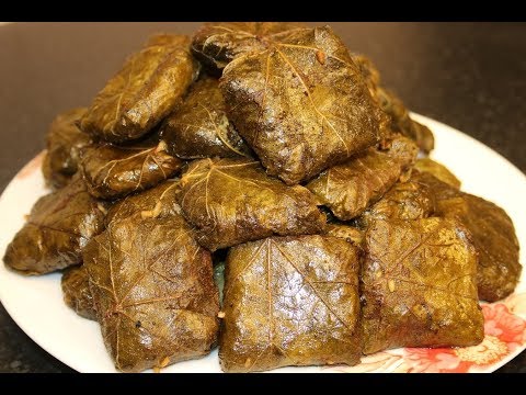  76 آموزش دلمه برگ مو طرز تهیه دلمه برگ مو به سبک مادر بزرگم قسمت1 آشپزی ایرانی آشپزی حرفه