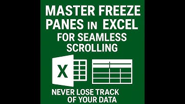 Master Freeze Panes in Excel for Seamless Scrolling | Study Guide -  Never Lose Track of Your Data