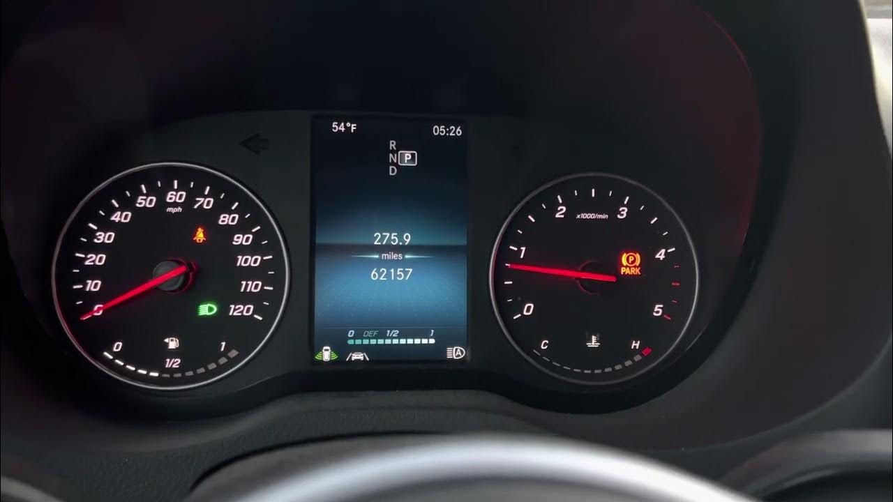 2020 MercedesBenz Sprinter Rough Idle after start YouTube