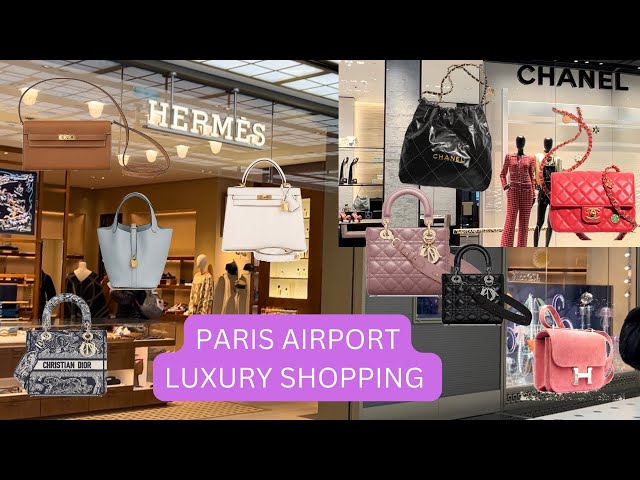 Paris CDG Airport Luxury Shopping Vlog 2023 I Chanel and Hermes Shopping  Vlog I Paris Airport Shops 