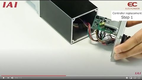 ELECYLINDER Maintenance Video - C4 Controller Replacement (End Cover Assembly) - Dust/Splash proof