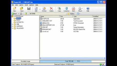 FREE PC SOFTWARE: PowerISO CD/DVD Image file processing tool