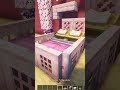 How to build a realistic bed in Minecraft! #short #shorts