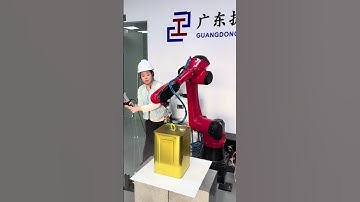 Program-free spraying robot.#industrial #welding #robot #spraying #stamping #machine