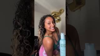 Curly hair routine with UK products! #naturalhair #curlyhair #washandgo #3bcurls